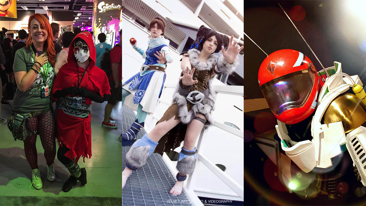 Photos featured, L-R: Jack of Blades cosplay from the Lionhead Archives. Twisted Sisters Fable Legends cosplay. NMS cosplay from KnifeFightAcademy on Reddit.